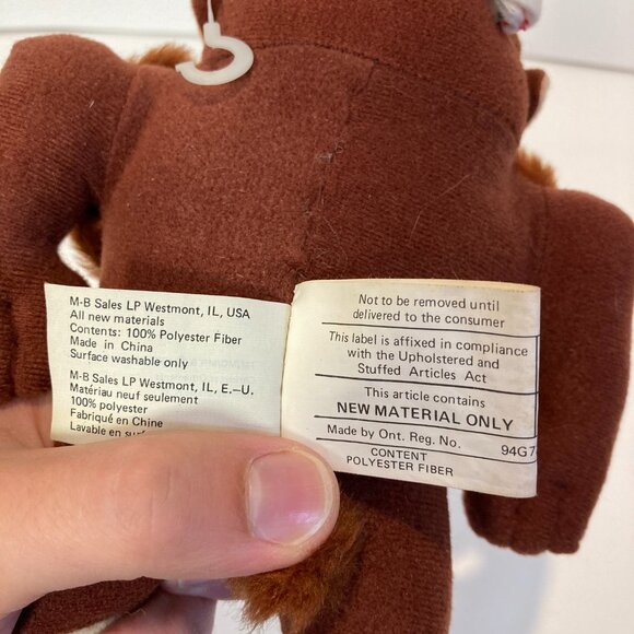 Vintage 1992 Looney Tunes Taz Christmas Plush McDonalds Kids Meal Stuffed Toy - Picture 10 of 10